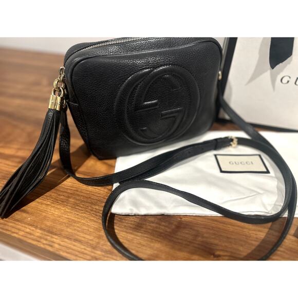 Gucci Soho Disco Black Leather Bag - EUC, box, dust bag, receipt plus inclusions - Picture 11 of 12